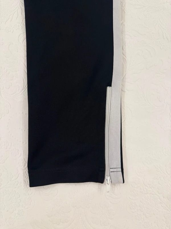 Palm Angels Black Track Pants With Side Stripes imagen 8